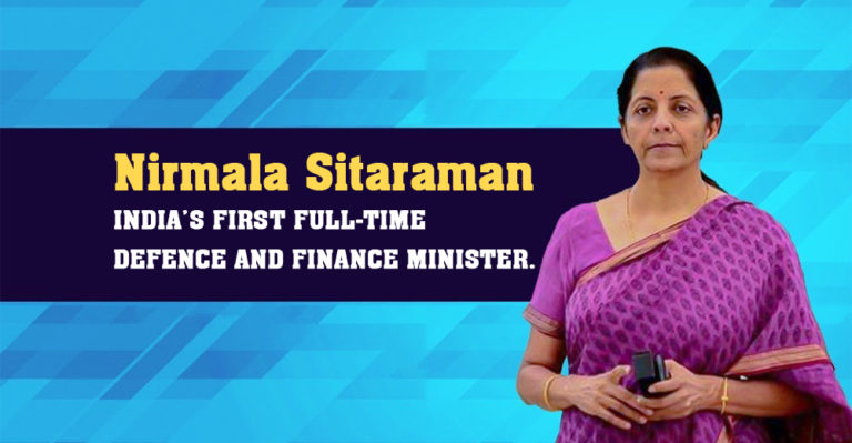 nirmala-sitaraman-indias-first-full-time-defence-and-finance-minister